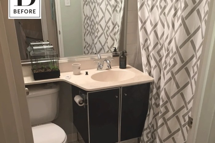 How to decorate boring apartment bathroom