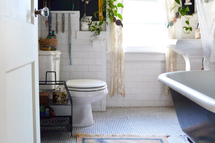 How to decorate boring apartment bathroom