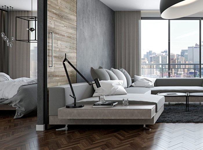 How to decorate a gray apartment