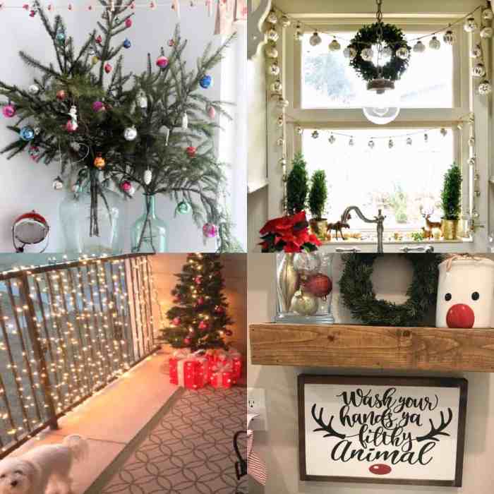 How to christmas decorate a small apartment